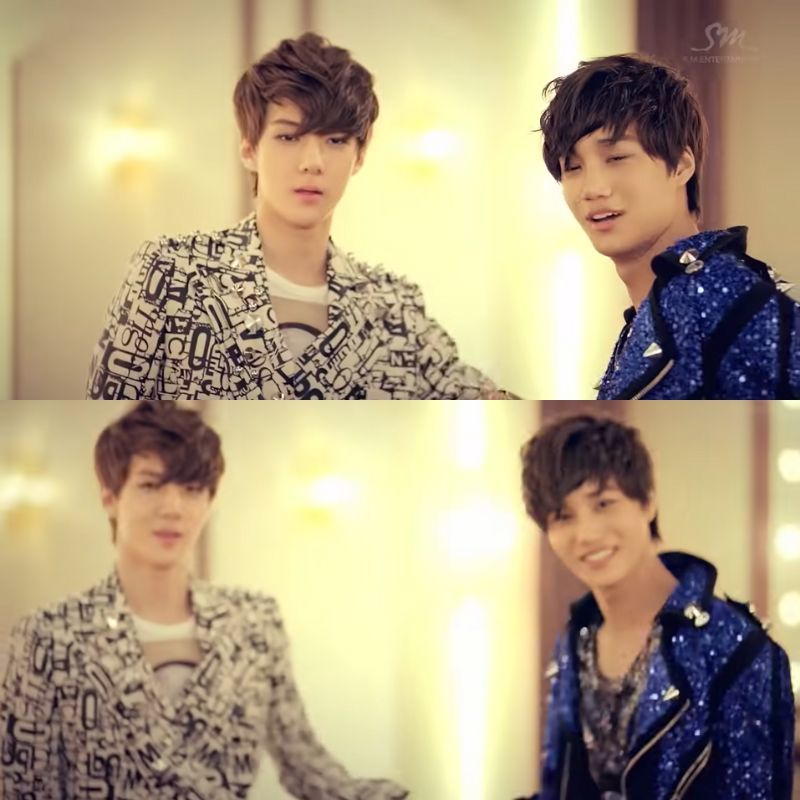  
Kai và Sehun cũng góp mặt trong MV. (Ảnh: Chụp màn hình YouTube SMTOWN)