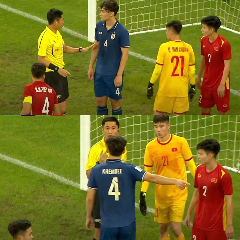 Trong trận với Thái Lan, Văn Chuẩn cũng thi đấu xuất sắc. (Ảnh: Vietnamnet)