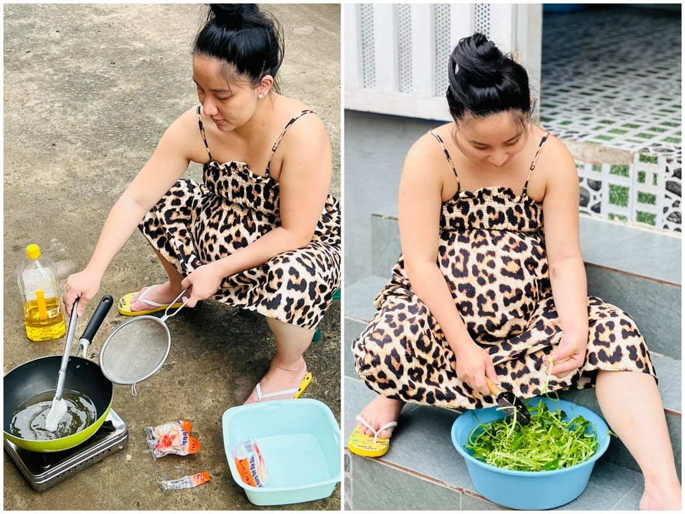  
Bà xã nam diễn viên đảm đương mọi công việc dù cận ngày "vượt cạn". (Ảnh: Facebook Quỳnh Quỳnh) - Tin sao Viet - Tin tuc sao Viet - Scandal sao Viet - Tin tuc cua Sao - Tin cua Sao