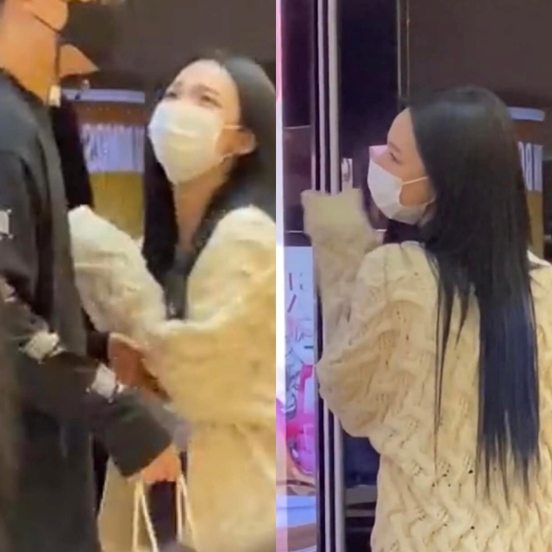 Karina khiến người hâm mộ "dở khóc dở cười" khi làm trò để đòi quản lý mua nước hoa ở sân bay. (Ảnh: Pinterest)