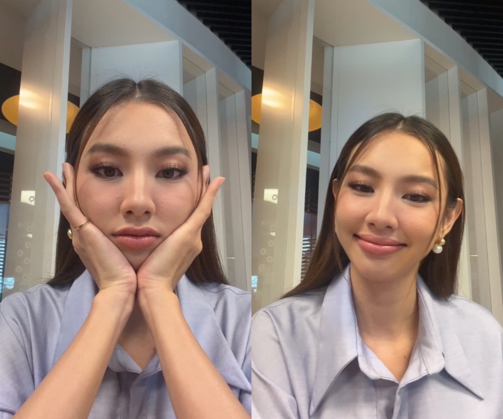  Bên cạnh đó người đẹp này cũng cảm thấy mặt phúng phính hơn trước, không biết phải do lời nguyền "Nọng Tiên" hay không. (Ảnh: FB Nguyễn Thúc Thùy Tiên) - Tin sao Viet - Tin tuc sao Viet - Scandal sao Viet - Tin tuc cua Sao - Tin cua Sao