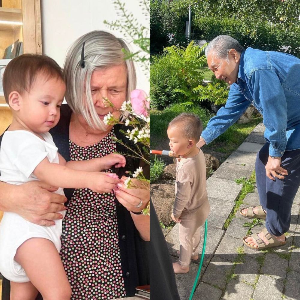 Hai nhóc tì rất thân thiết với ông bà nội. (Ảnh: Instagram @henrylisaleon)
Hai nhóc tì rất thân thiết với ông bà nội. (Ảnh: Instagram @henrylisaleon)
