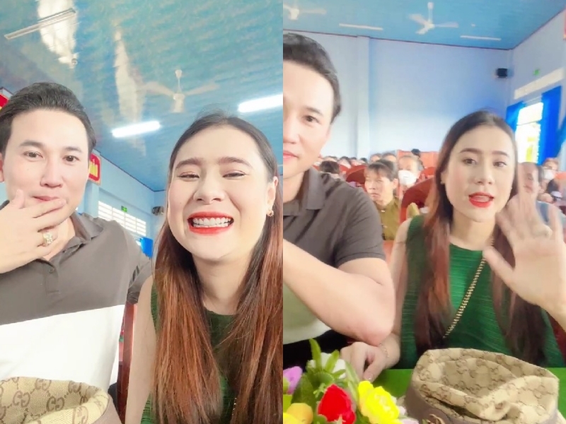 Hồ Bích Trâm cũng được khen ngợi khi ngày càng nhuận sắc dù đang mang bầu. (Ảnh: Facebook Thanh Đoàn Shop)
Hồ Bích Trâm cũng được khen ngợi khi ngày càng nhuận sắc dù đang mang bầu. (Ảnh: Facebook Thanh Đoàn Shop)