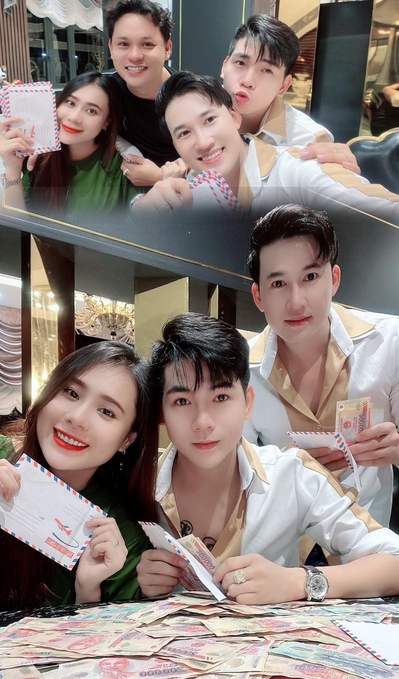 Hà Trí Quang, Thanh Đoàn và vợ chồng Hồ Bích Trâm cùng đi thiện nguyện ở miền Tây. (Ảnh: Facebook Đỗ Hà Trí Quang)
Hà Trí Quang, Thanh Đoàn và vợ chồng Hồ Bích Trâm cùng đi thiện nguyện ở miền Tây. (Ảnh: Facebook Đỗ Hà Trí Quang)
