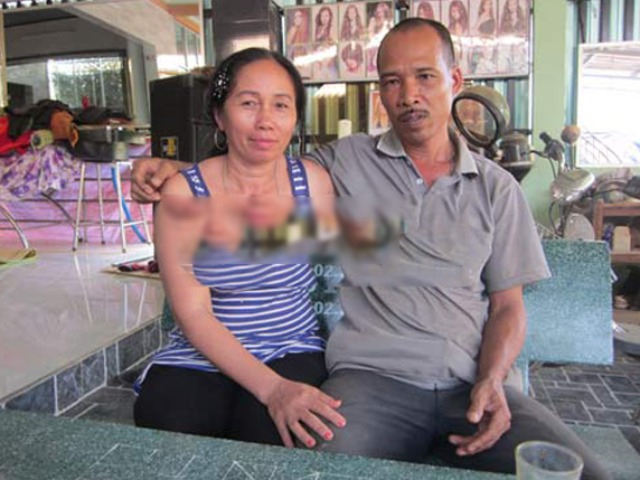  Vợ chồng chị Vui không tham giàu mà luôn cố gắng để có cuộc sống ổn định hơn. (Ảnh: Người Đưa Tin)