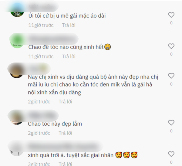    Một số khác bênh vực Chao, cho rằng màu tóc nào cũng đẹp và phù hợp. (Ảnh: Chụp màn hình TikTok Chao)