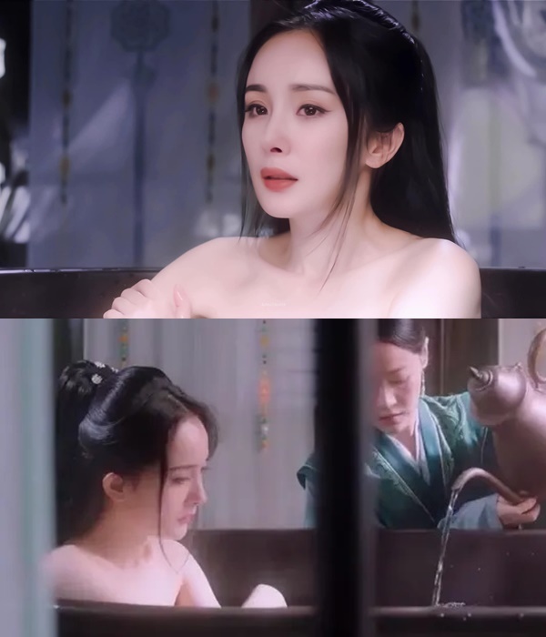  
Dù đã ở độ tuổi 35, Dương Mịch vẫn tự tin diễn cảnh thiếu nữ khoe trọn nhan sắc trong Hộc Châu Phu Nhân. (Ảnh: Baidu)