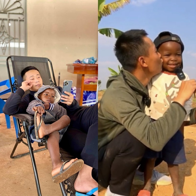  
Lôi Con là cậu bé góp mặt nhiều nhất trong các video của Quang Linh Vlogs. (Ảnh: Quang Linh Vlogs)