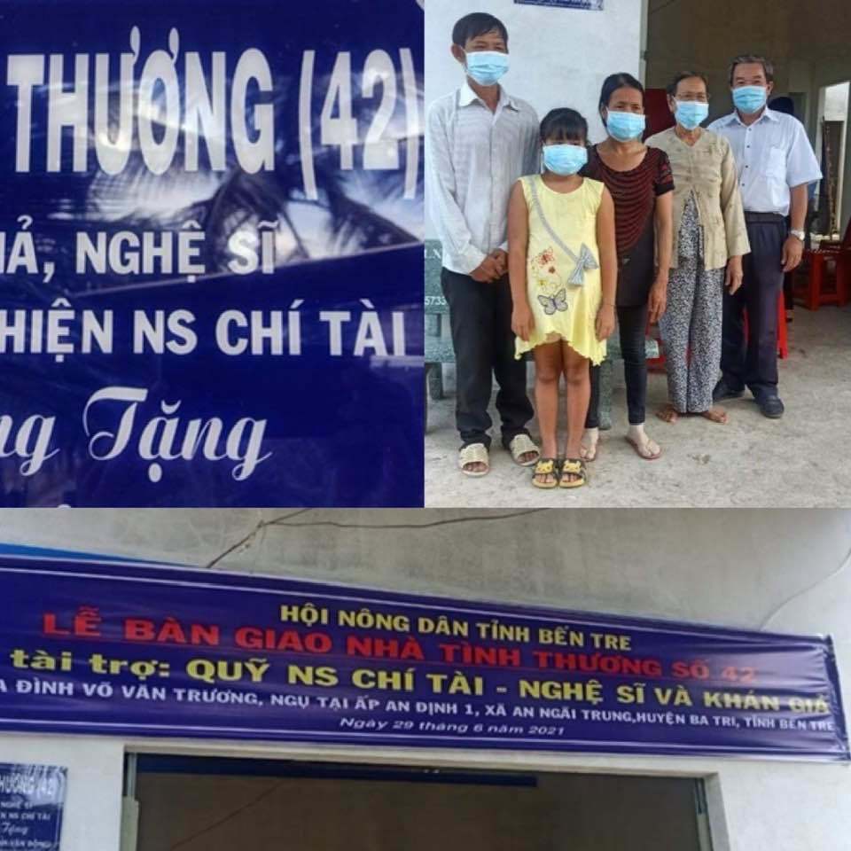  Những căn nhà tình nghĩa được trao cho bà con nghèo, đúng với nguyện vọng của nam danh hài lúc sinh thời. (Ảnh: FB Võ Hoài Linh)  - Tin sao Viet - Tin tuc sao Viet - Scandal sao Viet - Tin tuc cua Sao - Tin cua Sao