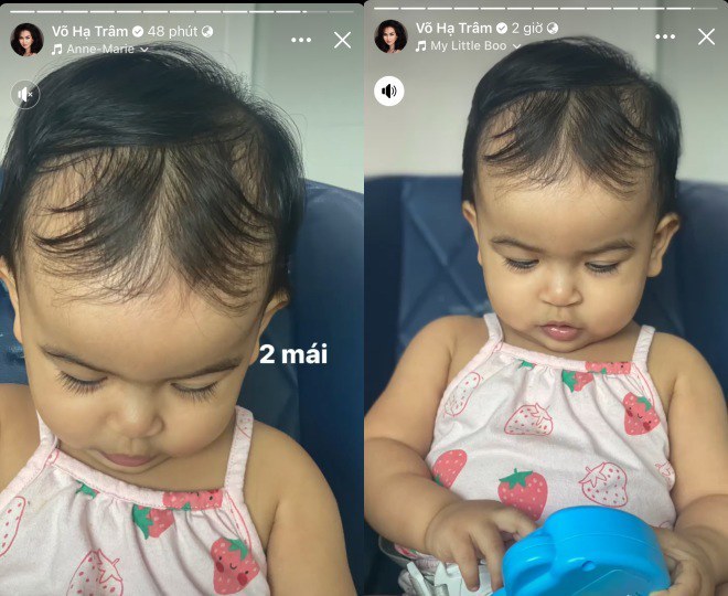    Hình ảnh bé Moon chẻ tóc hai mái được cô chia sẻ lên story cá nhân. - Tin sao Viet - Tin tuc sao Viet - Scandal sao Viet - Tin tuc cua Sao - Tin cua Sao