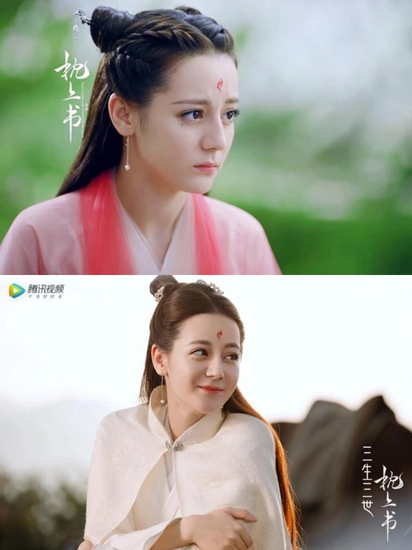    Mỹ nhân Tân Cương cân được mọi tạo hình cổ trang. (Ảnh: Weibo)