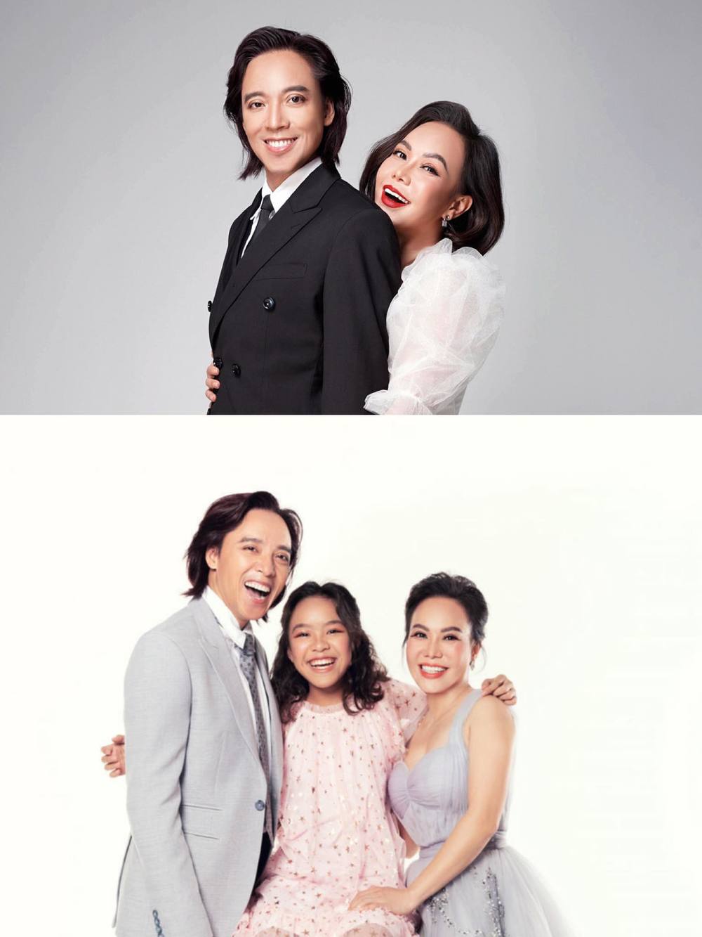  
Gia đình hạnh phúc của Việt Hương và Hoài Phương. (Ảnh: Facebook Việt Hương)