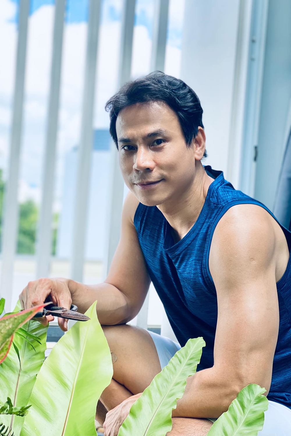  
Trí Quang ở tuổi 44.