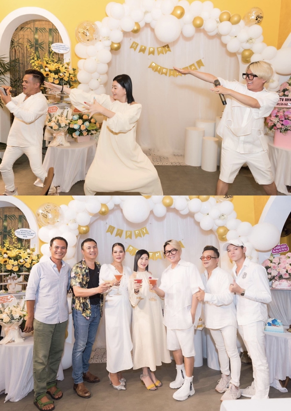  
Cô luôn toát ra một năng lượng tích cực và vui vẻ khi thường xuyên tụ họp bạn bè.  - Tin sao Viet - Tin tuc sao Viet - Scandal sao Viet - Tin tuc cua Sao - Tin cua Sao