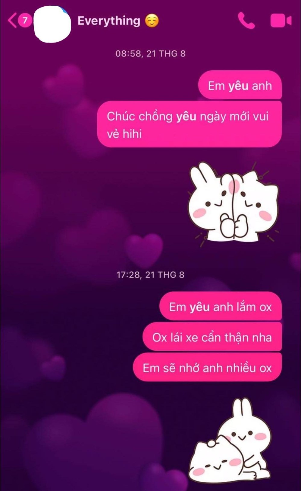  Tin nhắn ngọt ngào giữa anh chồng và 