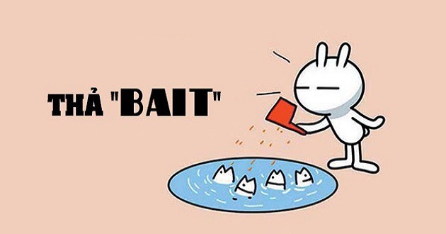  Bait but is a mean on Facebook.  (Ảnh: META.vn) 