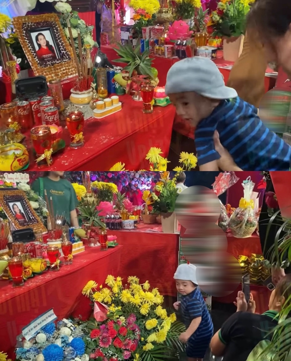  Con trai út của cố ca sĩ Phi Nhung đến thắp nhang cho mẹ nhân ngày Tổ nghề. (Ảnh: Chụp màn hình Youtube Bí mật Vbiz) - Tin sao Viet - Tin tuc sao Viet - Scandal sao Viet - Tin tuc cua Sao - Tin cua Sao