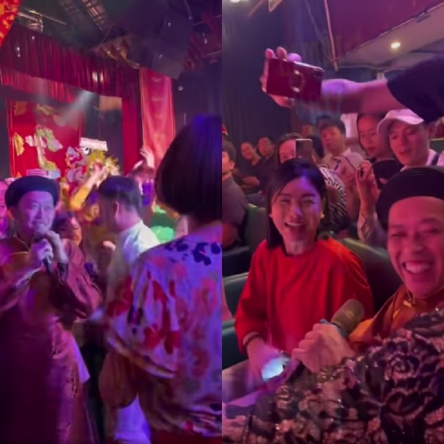  
Các nghệ sĩ cực gần gũi, hát hò ngày vui mỗi năm có một. (Ảnh: Chụp màn hình Facebook Bí mật VBIZ)