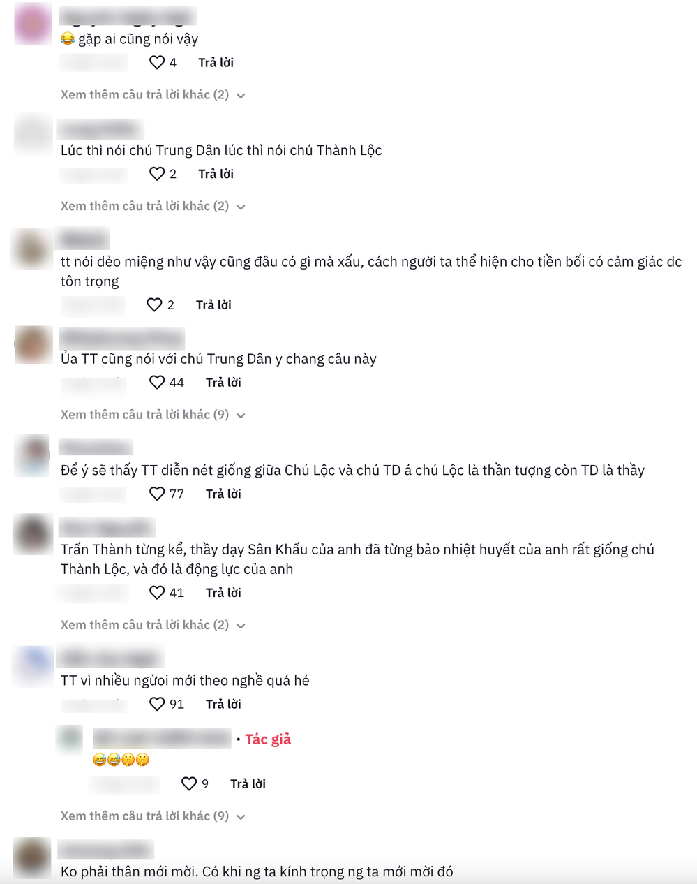  
Nhiều người tranh luận việc Trấn Thành xem cả Thành Lộc lẫn Trung Dân là người truyền cảm hứng làm nghề. (Ảnh: TikTok @_bocapcam_) - Tin sao Viet - Tin tuc sao Viet - Scandal sao Viet - Tin tuc cua Sao - Tin cua Sao