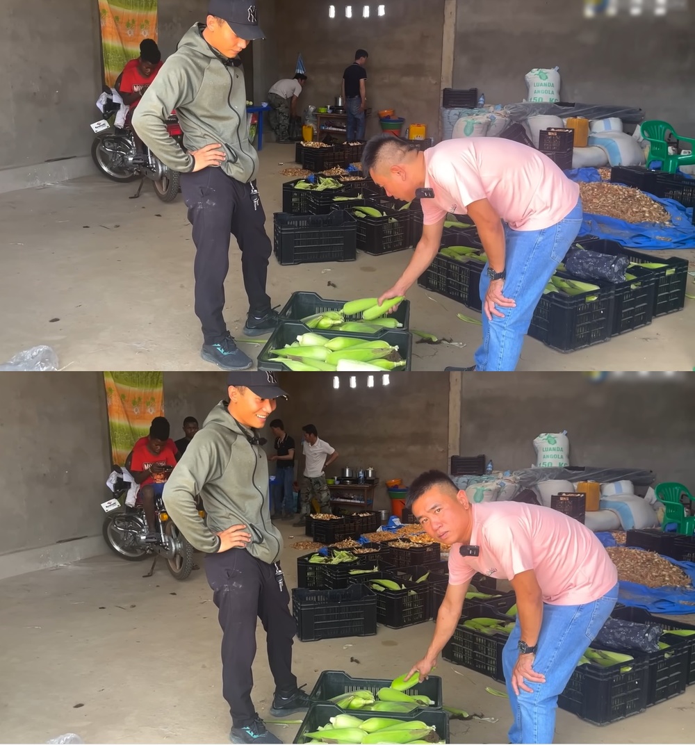  Khi thấy 1 thùng vơi hơn nam YouTuber vẫn tỏ ra nghi ngờ, không tin tưởng. (Ảnh: Chụp màn hình YouTube Nguyễn Tiến)