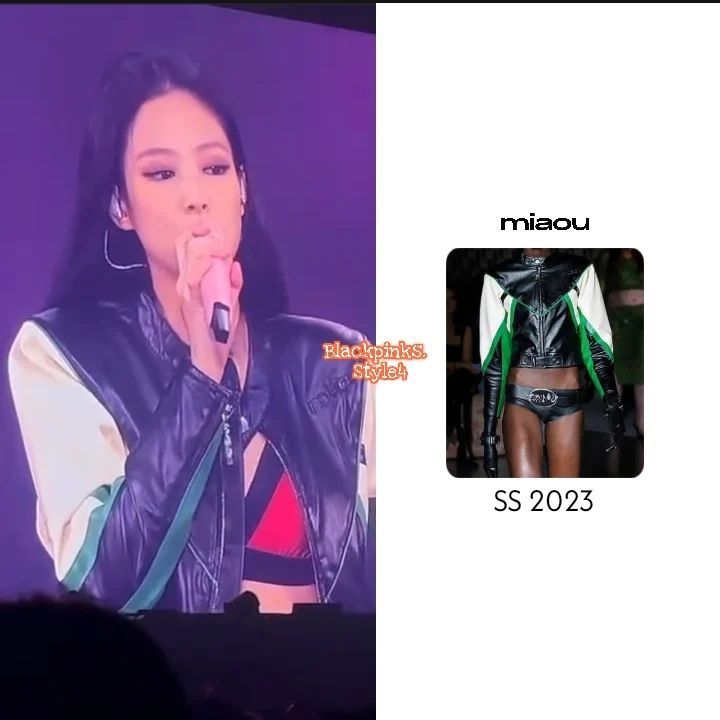  
Chiếc áo Jennie diện đến từ bộ sưu tập mới của miaou. (Ảnh: Instagram @blackpinks.style4)