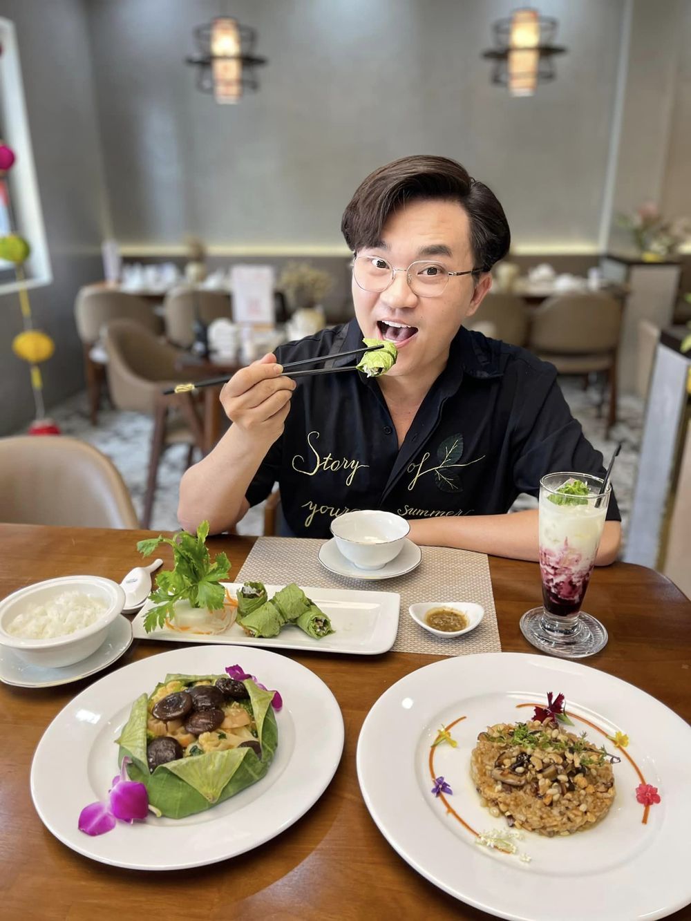  
Đại Nghĩa đã ăn chay trường khoảng 11 năm. (Ảnh: Facebook Bùi Đại Nghĩa)