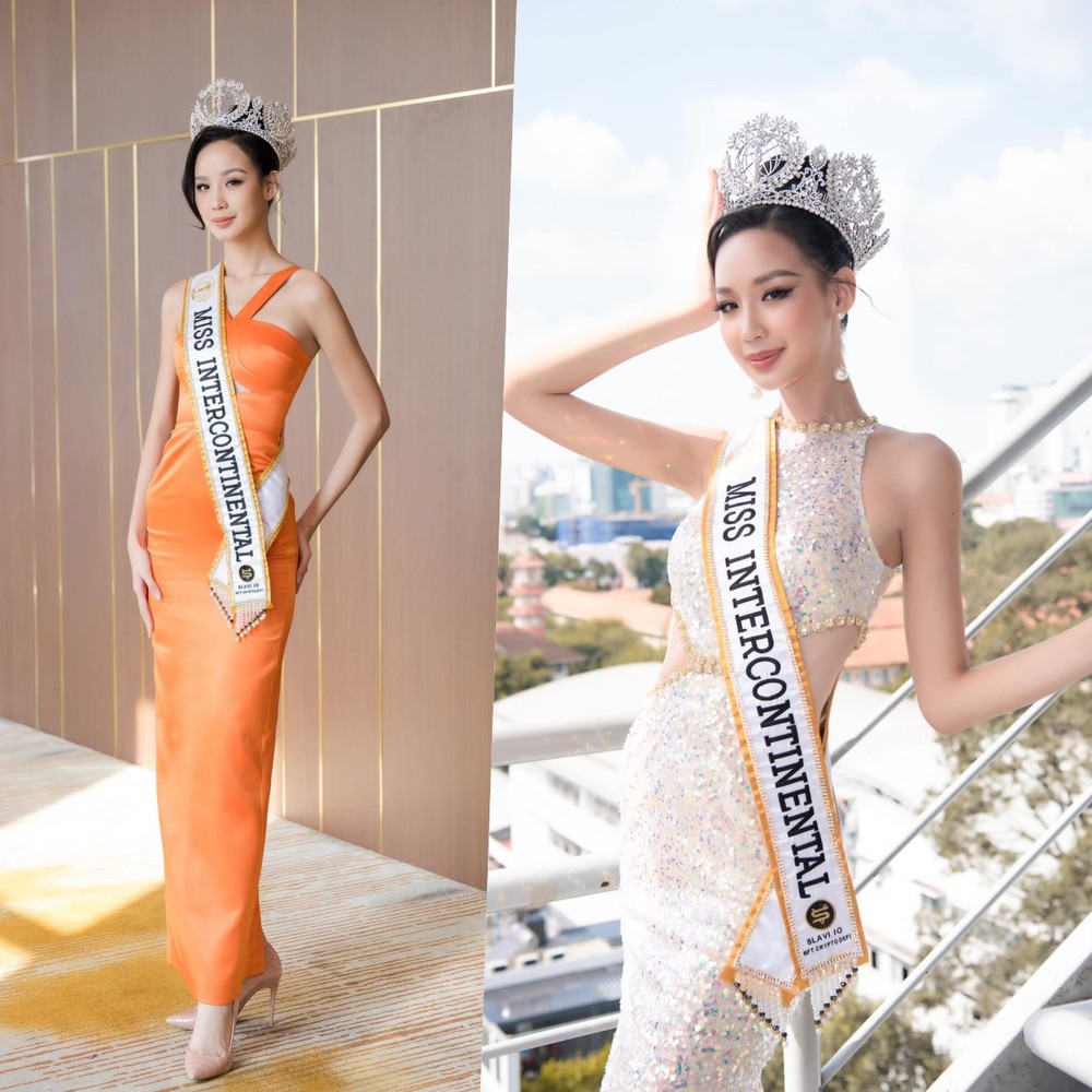 Đại diện cho đất nước tham gia Miss Intercontinental, được biết đến là một trong những cuộc thi sắc đẹp quốc tế hàng đầu, người đẹp Việt Nam đượm đà sắc tím cùng vẻ đẹp kiêu sa đã chinh phục trái tim của những người hâm mộ.