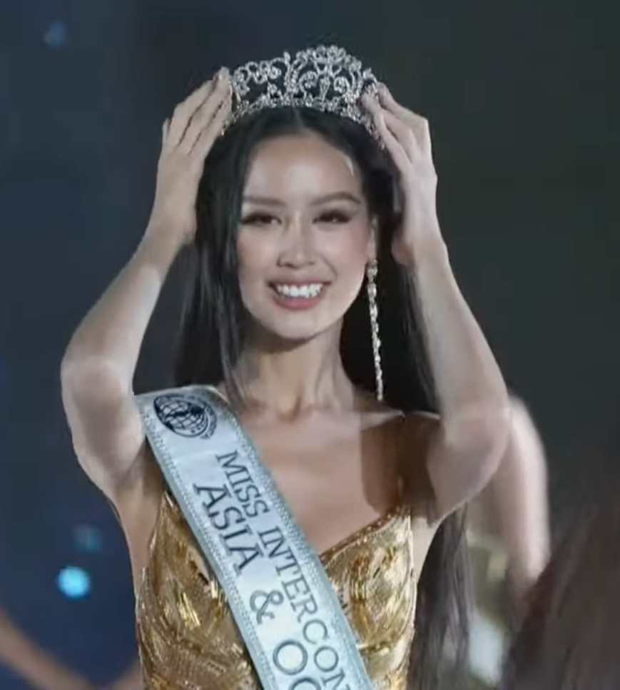  
Người đẹp 10x còn chiến thắng giải phụ Hoa hậu Châu Á - Châu Đại Dương. (Ảnh: Chụp màn hình MIC)