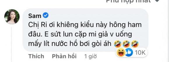  
Sam cũng để lại bình luận thanh minh cho đàn anh. (Anhr: FB Trấn Thành) - Tin sao Viet - Tin tuc sao Viet - Scandal sao Viet - Tin tuc cua Sao - Tin cua Sao