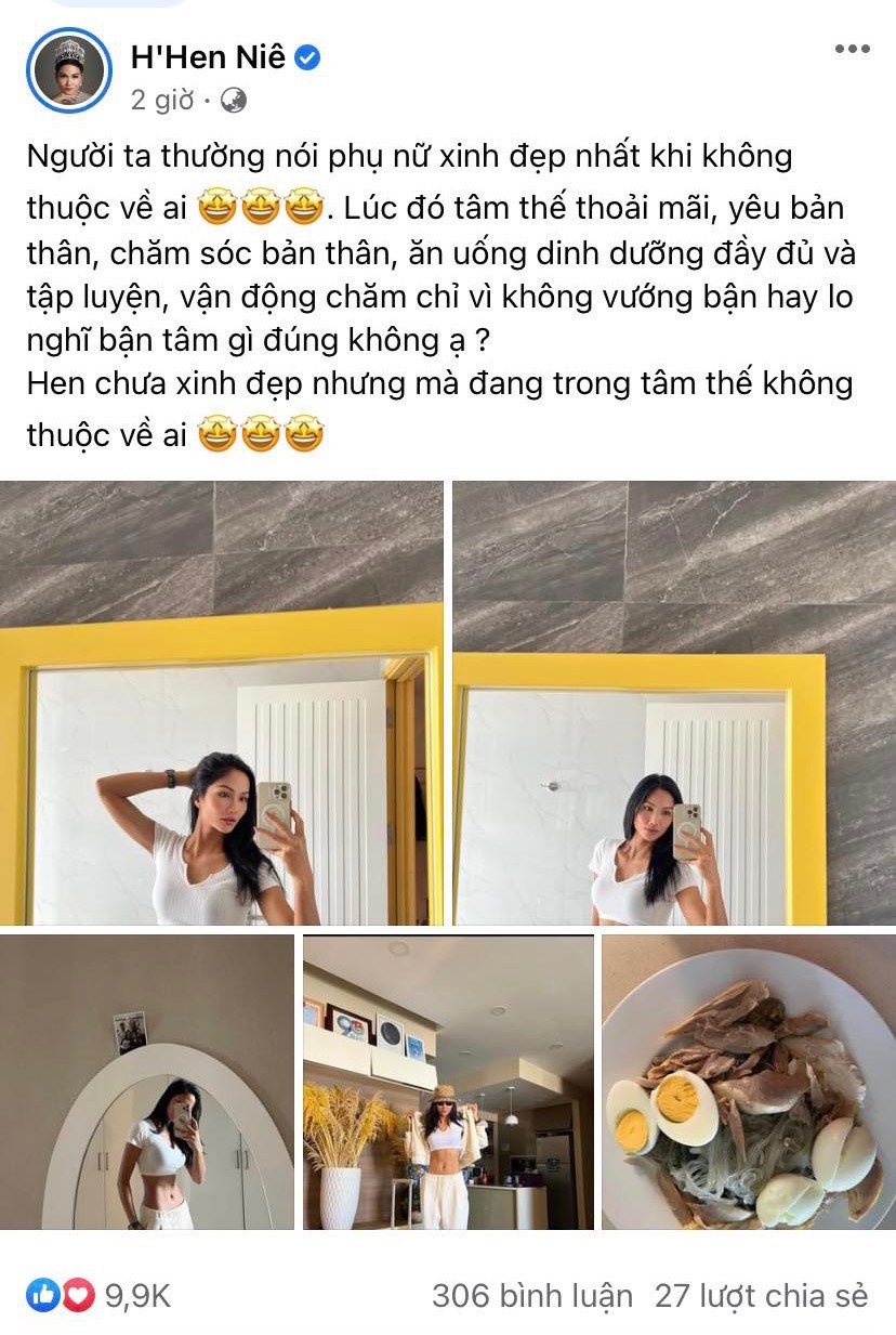  
Bài post mới nhất của nàng hậu gây chú ý. (Ảnh: FB H'Hen Niê) - Tin sao Viet - Tin tuc sao Viet - Scandal sao Viet - Tin tuc cua Sao - Tin cua Sao