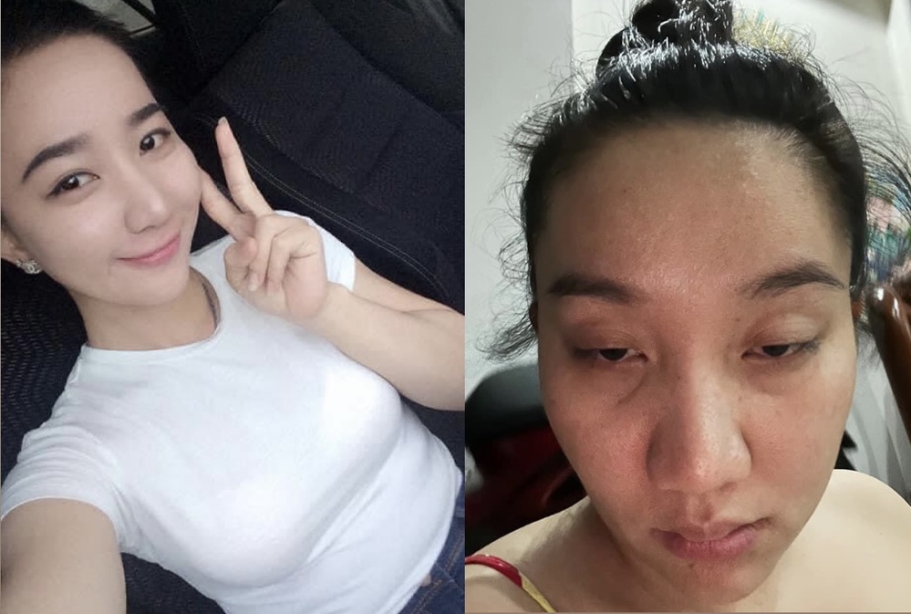  
Gương mặt thời còn trẻ và hiện tại được Lê Dương Bảo Lâm đăng tải về vợ. (Ảnh: FB Lê Dương Bảo Lâm) - Tin sao Viet - Tin tuc sao Viet - Scandal sao Viet - Tin tuc cua Sao - Tin cua Sao