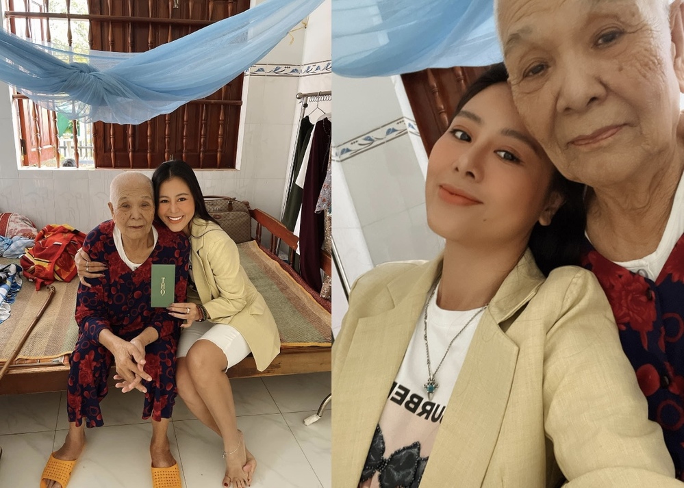  
Hai bà cháu rất thân thiết và yêu thương nhau khi bà còn sống. - Tin sao Viet - Tin tuc sao Viet - Scandal sao Viet - Tin tuc cua Sao - Tin cua Sao