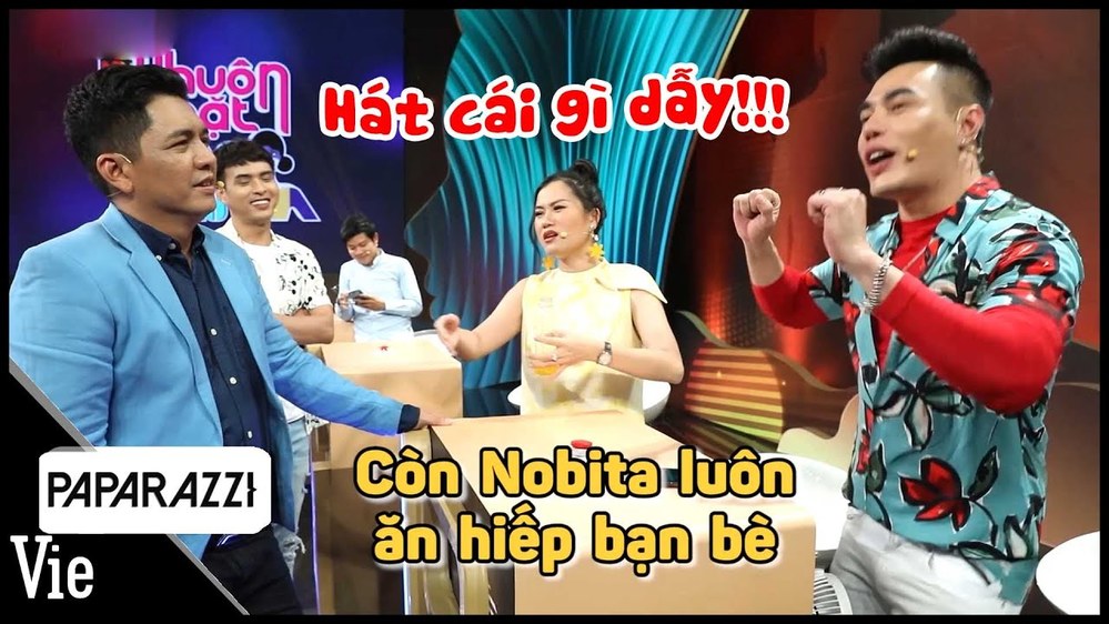  
Lê Dương Bảo Lâm vui vẻ hát nhạc chế ở nhiều gameshow. (Ảnh: ViePaparazzi)