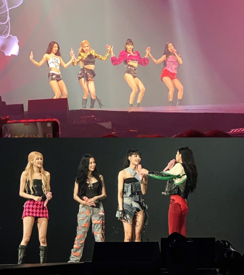  
Nhóm nhạc nữ nhà YG thành công tổ chức đêm diễn đầu tiên tại KSPO Dome. (Ảnh: Twitter @babe_yeonjun, Twitter @podongbabyy)