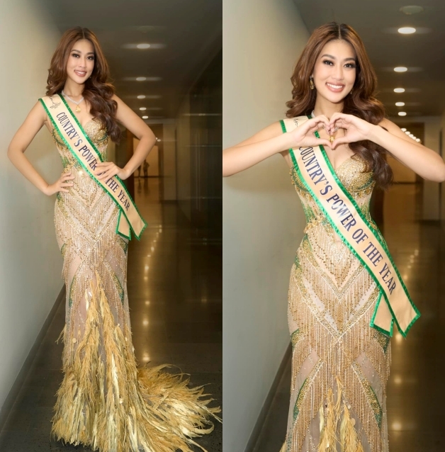 Thiên Ân ở Miss Grand International 2022 diện đồ đẹp không thua bản vẽ