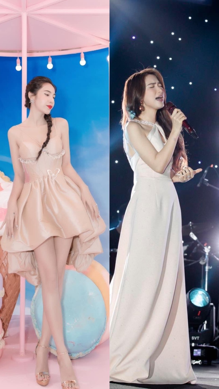  
Hai người đẹp trùng hợp cùng từ thiện tại một địa điểm. (Ảnh: FB Thủy Tiên, Hòa Minzy) - Tin sao Viet - Tin tuc sao Viet - Scandal sao Viet - Tin tuc cua Sao - Tin cua Sao