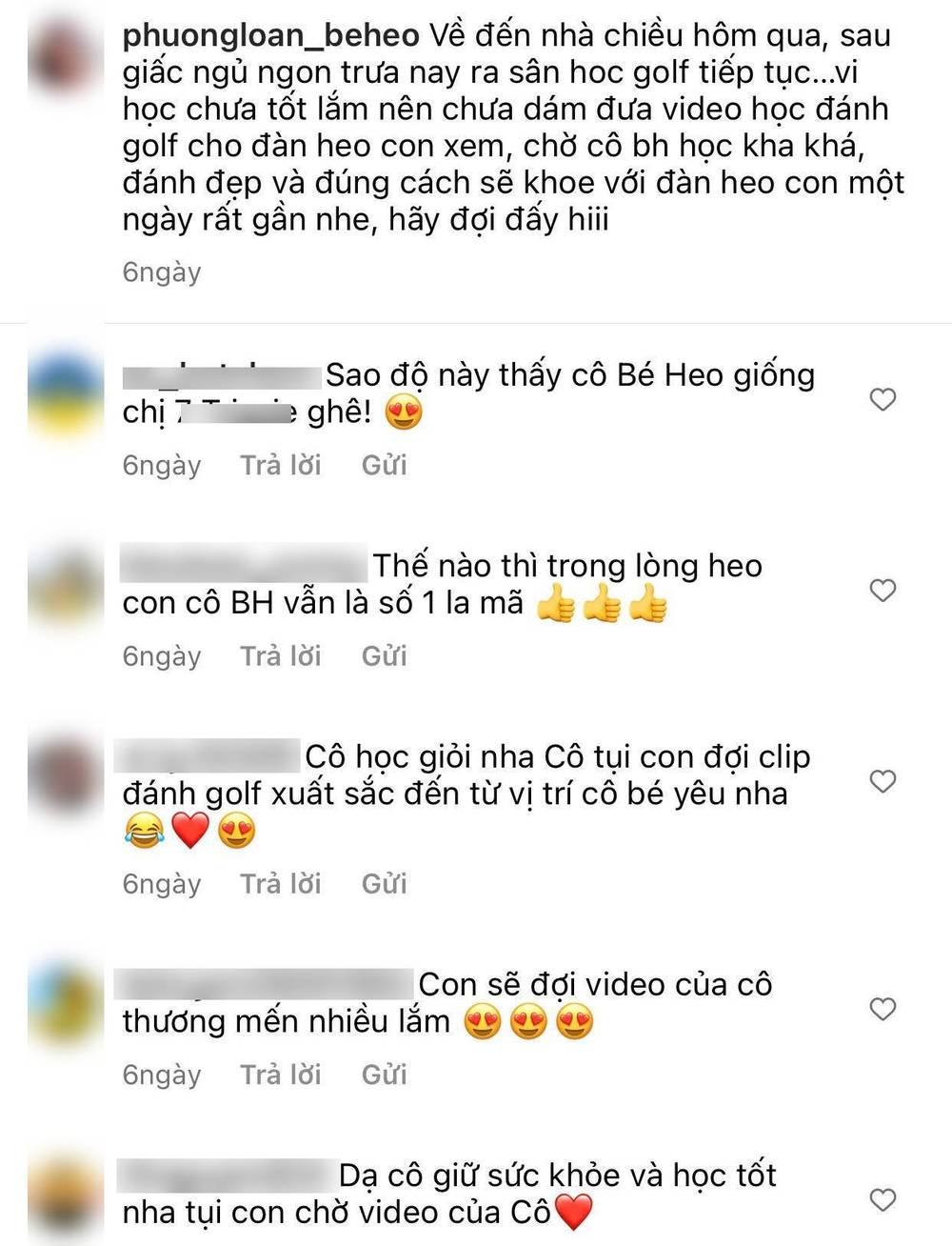  Nữ ca sĩ vẫn trong quá trình học tập và làm quen với bộ môn golf. Đây cũng là bộ môn giúp cho sức khỏe tốt và rèn luyện sự dẻo dai. (Ảnh: FB Phuong Loan) - Tin sao Viet - Tin tuc sao Viet - Scandal sao Viet - Tin tuc cua Sao - Tin cua Sao