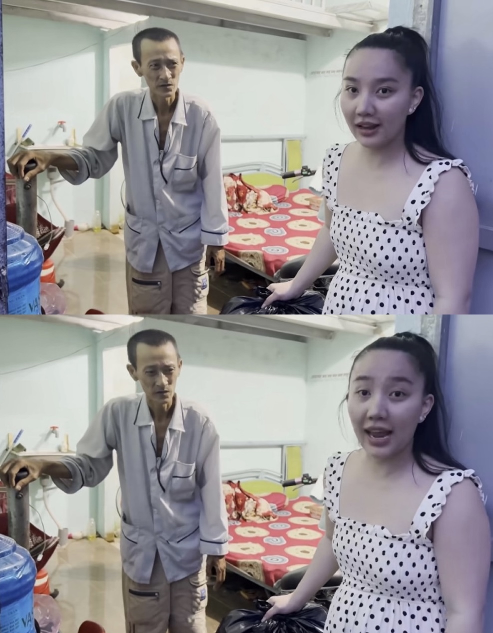  
Bà xã Lê Dương Bảo Lâm giúp đỡ hoàn cảnh chú lớn tuổi neo đơn. (Ảnh: FB Lê Dương Bảo Lâm) - Tin sao Viet - Tin tuc sao Viet - Scandal sao Viet - Tin tuc cua Sao - Tin cua Sao