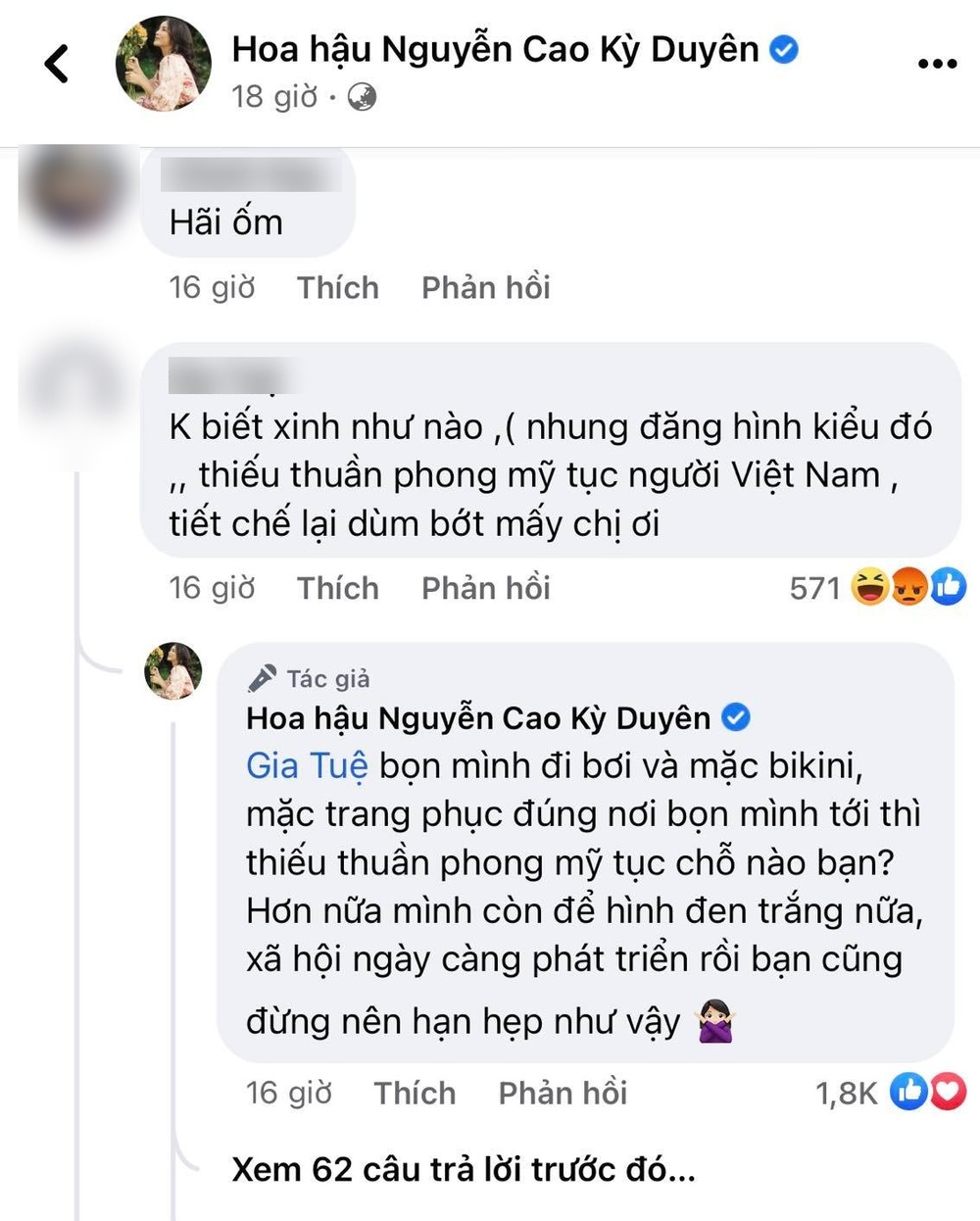  
Màn đáp trả của Hoa hậu Kỳ Duyên với anti-fan. (Ảnh: FB Hoa hậu Nguyễn Cao Kỳ Duyên) - Tin sao Viet - Tin tuc sao Viet - Scandal sao Viet - Tin tuc cua Sao - Tin cua Sao