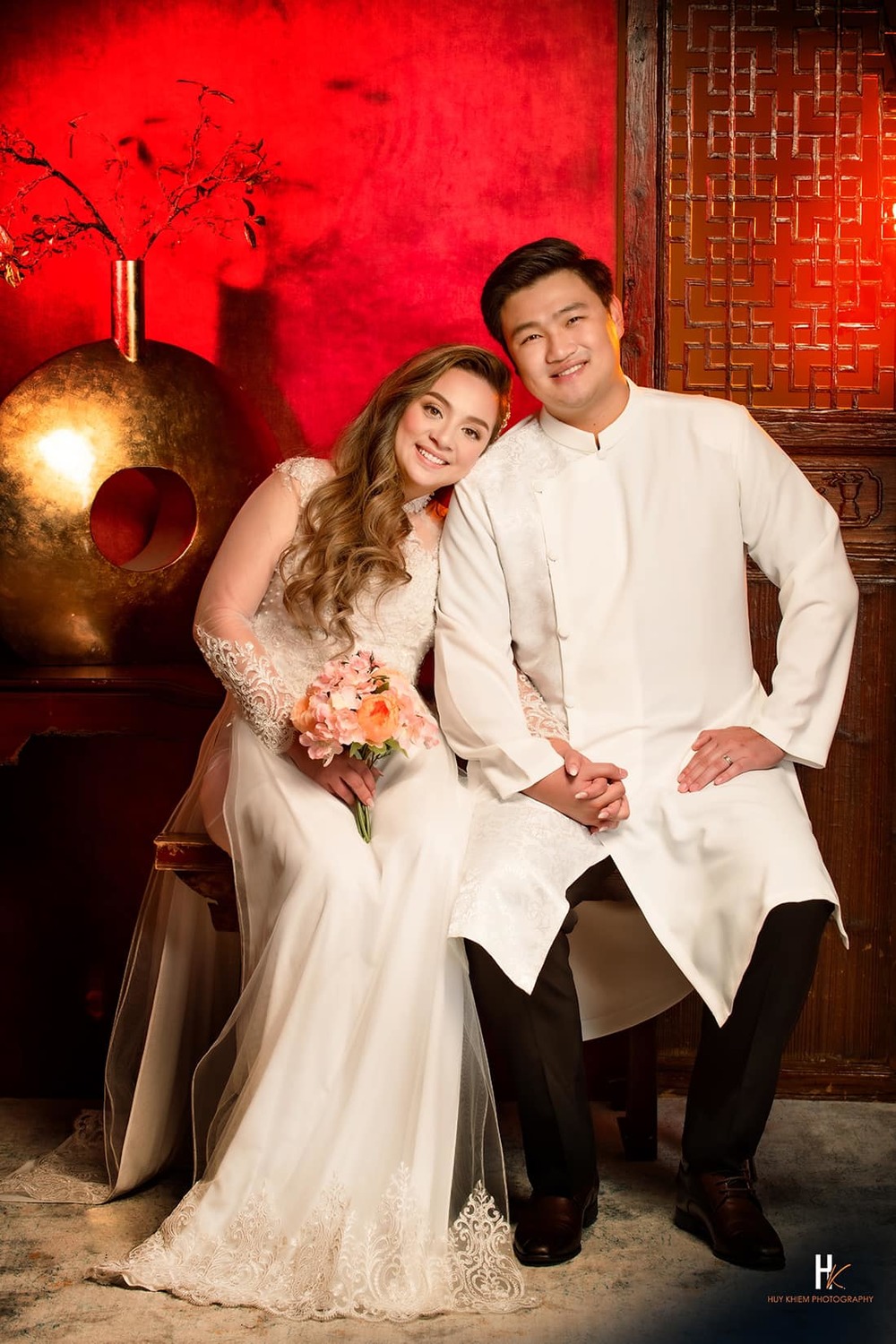 Wendy Phạm hạnh phúc tổ chức ngày trọng đại của mình. (Ảnh: FB H.K) - Tin sao Viet - Tin tuc sao Viet - Scandal sao Viet - Tin tuc cua Sao - Tin cua Sao