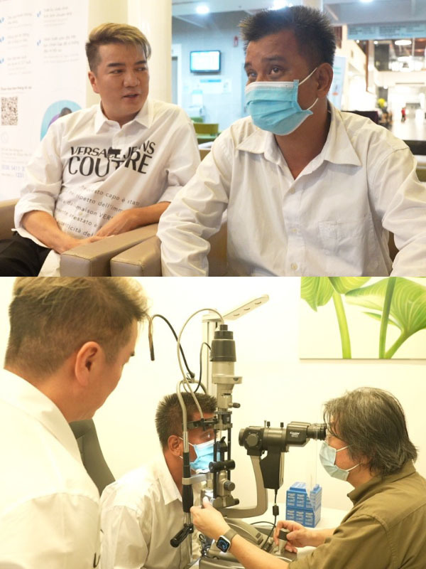 Mr. Đàm đã đưa anh Hồng đến bệnh viện để tiến hành phẫu thuật. (Ảnh: FB Đàm Vĩnh Hưng)