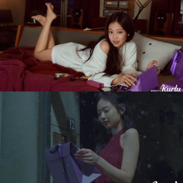  
Jennie trong CF của Beauty Kurly. (Ảnh: Beauty Kurly)