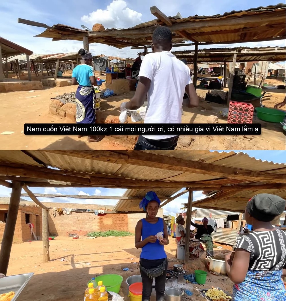  
Nhiều người khác ăn xong cũng đều bị hương vị của nem cuốn Việt Nam thuyết phục. (Ảnh: Chụp màn hình YouTube Lindo Vlogs)