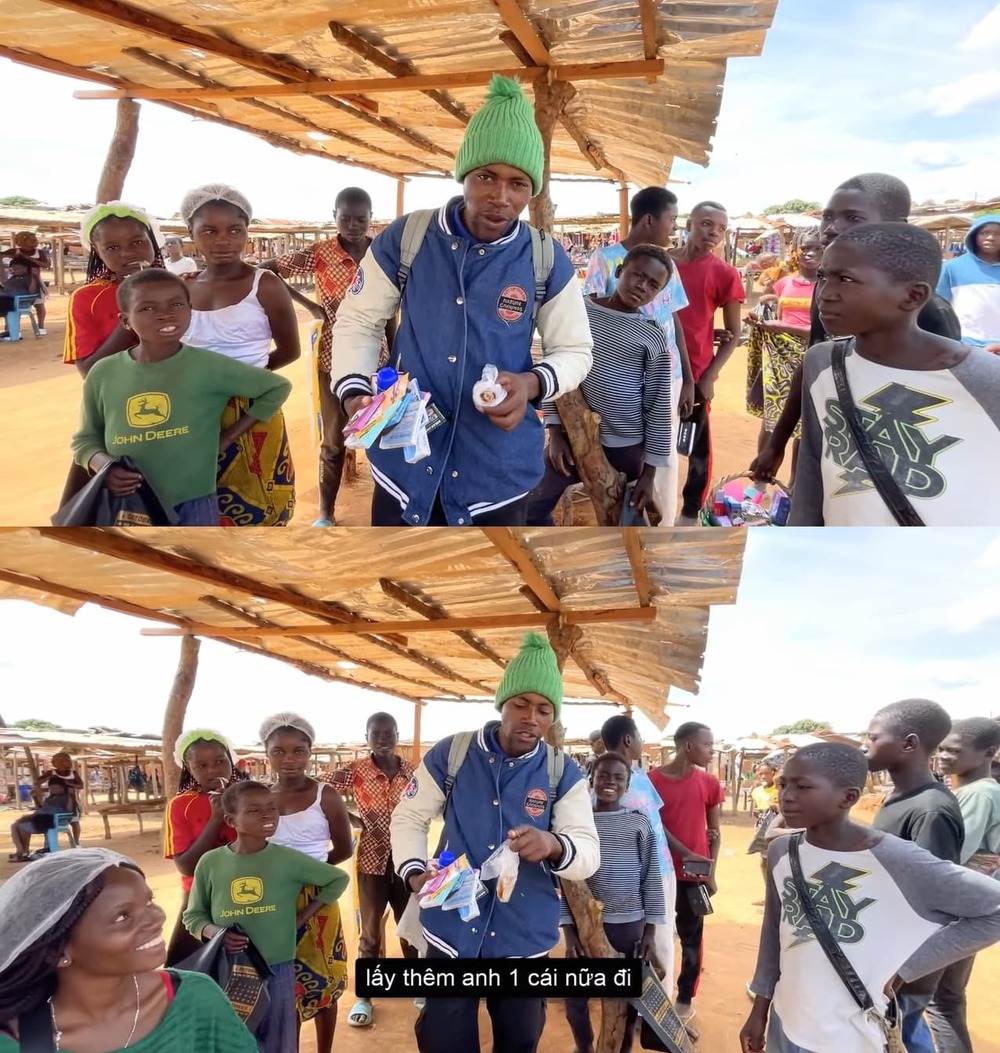  
Vị khách vừa ăn thử đã quyết định mua thêm nem vì ngon. (Ảnh: Chụp màn hình YouTube Lindo Vlogs)