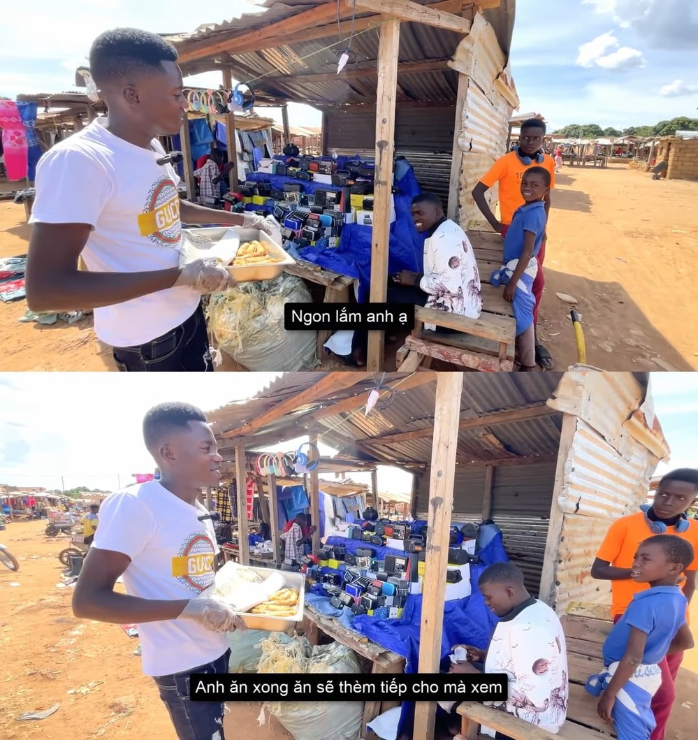  
Lindo rất tự tin vào món ăn mình làm ra. (Ảnh: Chụp màn hình YouTube Lindo Vlogs)