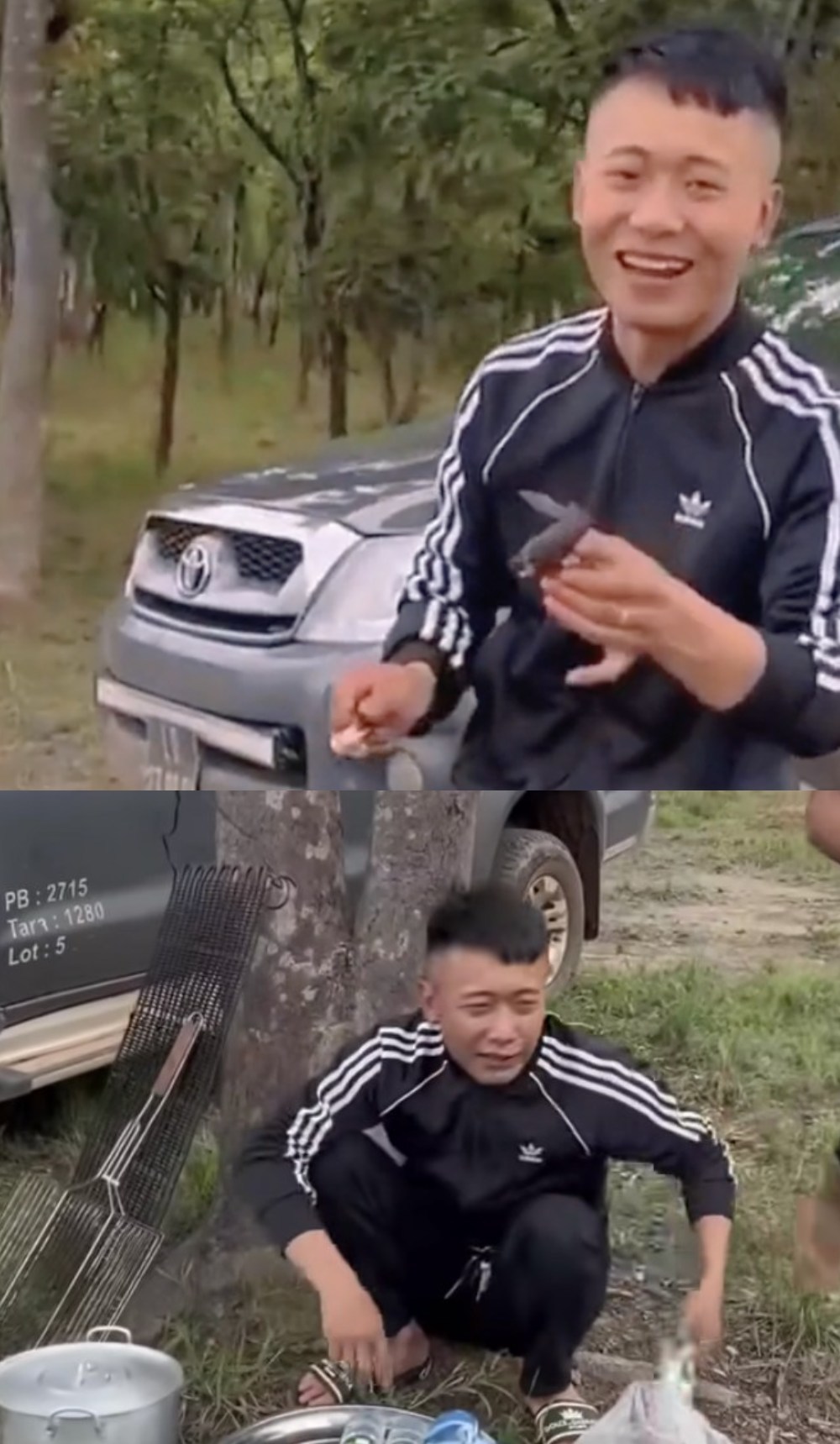  Dù ở góc nào, nhìn anh chàng cũng rất buồn cười. (Ảnh: YouTube Nông Nghiệp Việt Nam Ở Châu Phi)