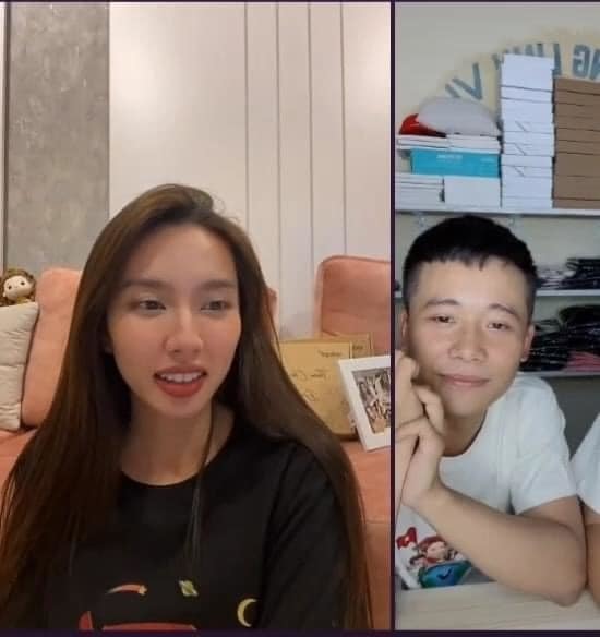  
Ánh mắt chăm chú dõi theo của Quang Linh dành cho Thùy Tiên. (Ảnh: Chụp màn hình TikTok Quang Linh Vlogs)
