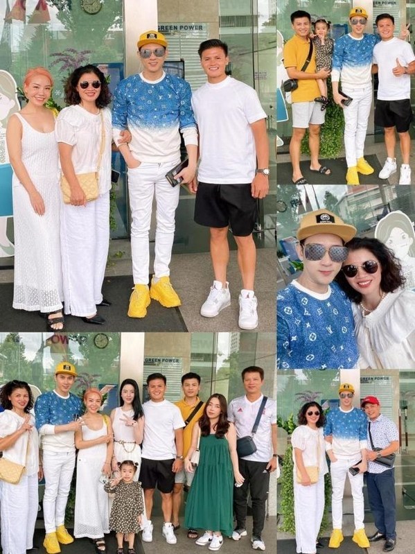 Cặp đôi không ngần ngại chụp hình cùng nhau. (Ảnh: FB Nguyên Vũ) Cặp đôi không ngần ngại chụp hình cùng nhau. (Ảnh: FB Nguyên Vũ)