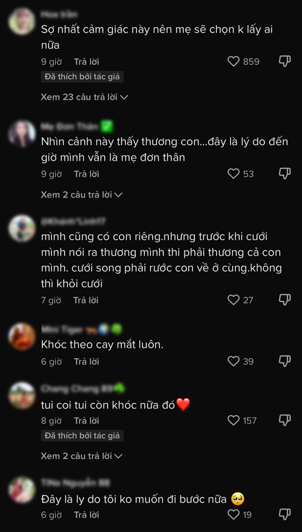  
Một vài bình luận của độc giả. (Ảnh: Chụp màn hình TikTok B.M)