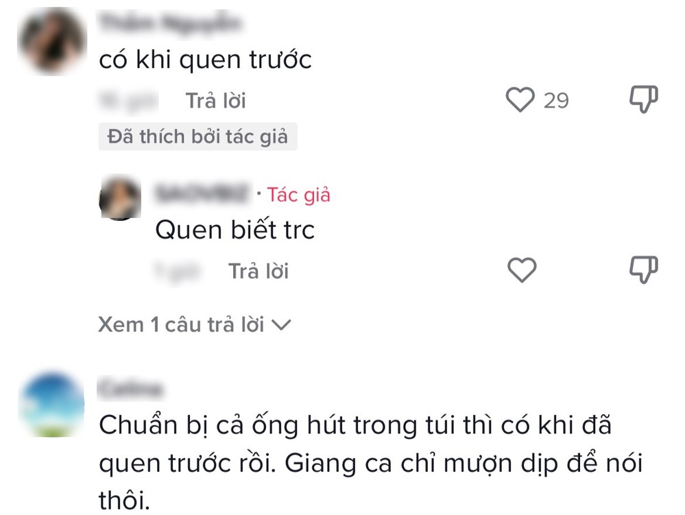  
Nhiều người còn dự đoán, cả hai đang quen nhau từ trước. (Ảnh: TikTok Saovbiz) - Tin sao Viet - Tin tuc sao Viet - Scandal sao Viet - Tin tuc cua Sao - Tin cua Sao